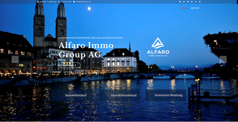 Alfaro ImmobilienWebdesign 