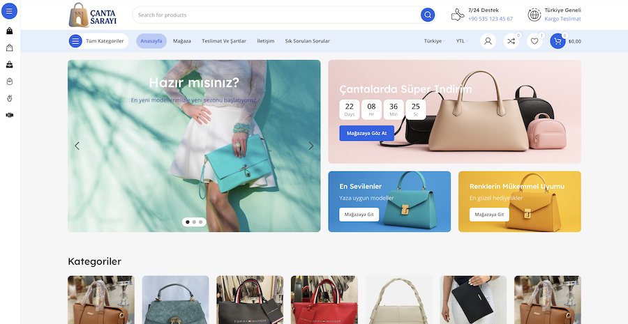 Canta Sarayi Onlineshop & Webdesign