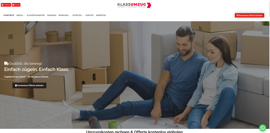 Klass UmzugWebdesign & SEO